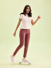 Load image into Gallery viewer, Go Colors Dark Rust Cotton Polyester Super Stretch Jeggings
