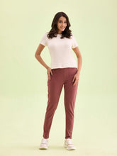 Load image into Gallery viewer, Go Colors Dark Rust Cotton Polyester Super Stretch Jeggings
