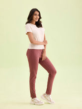 Load image into Gallery viewer, Go Colors Dark Rust Cotton Polyester Super Stretch Jeggings
