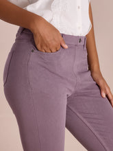 Load image into Gallery viewer, Go Colors Dusty Voilet Cotton Polyester Super Stretch Jeggings
