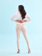 Load image into Gallery viewer, Go Colors Light Beige Cotton Polyester Super Stretch Jeggings
