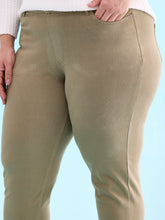 Load image into Gallery viewer, Go Colors Olive Green Cotton Polyester Super Stretch Jeggings
