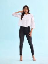 Load image into Gallery viewer, Go Colors Black Denim Skinny Jeans
