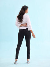 Load image into Gallery viewer, Go Colors Black Denim Skinny Jeans
