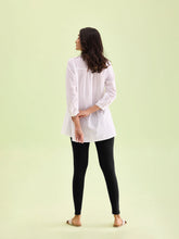 Load image into Gallery viewer, Go Colors Black Cotton Stretch Ankle Length Leggings
