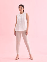 Load image into Gallery viewer, Go Colors Grey Mist Cotton Stretch Ankle Length Leggings

