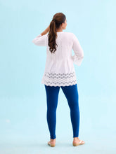 Load image into Gallery viewer, Go Colors Royal Cotton Stretch Ankle Length Leggings
