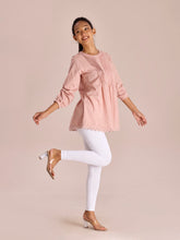 Load image into Gallery viewer, Go Colors White Cotton Stretch Ankle Length Leggings
