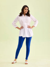 Load image into Gallery viewer, Go Colors Young Royal Cotton Stretch Ankle Length Leggings
