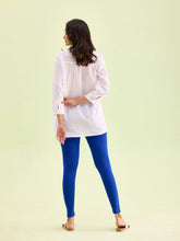 Load image into Gallery viewer, Go Colors Young Royal Cotton Stretch Ankle Length Leggings
