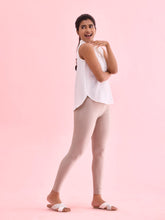 Load image into Gallery viewer, Go Colors Copper Nylon Stretch Shimmer Leggings
