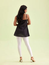Load image into Gallery viewer, Go Colors White Nylon Stretch Shimmer Leggings
