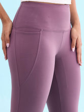 Load image into Gallery viewer, Go Colors Purple Nylon Stretch Training Tights
