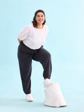 Load image into Gallery viewer, Go Colors Antra Melanges Cotton Stretch Casual Joggers
