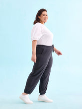 Load image into Gallery viewer, Go Colors Antra Melanges Cotton Stretch Casual Joggers
