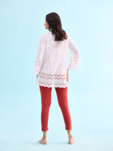 Load image into Gallery viewer, Go Colors Dark Rust Cotton Stretch Cropped Leggings
