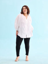 Load image into Gallery viewer, Go Colors Black Drop Needle Fabric Rib Leggings
