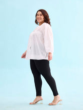 Load image into Gallery viewer, Go Colors Black Drop Needle Fabric Rib Leggings
