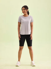 Load image into Gallery viewer, Go Colors Black Nylon Stretch Active Shorts
