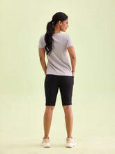Load image into Gallery viewer, Go Colors Black Nylon Stretch Active Shorts
