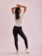 Load image into Gallery viewer, Go Colors Black Warm Suede Leggings
