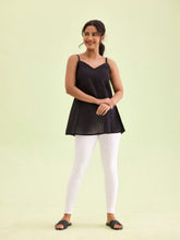 Load image into Gallery viewer, Go Colors White Warm Suede Leggings
