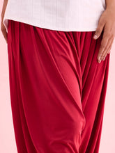 Load image into Gallery viewer, Go Colors Bright Red Viscose Stretch Patiala
