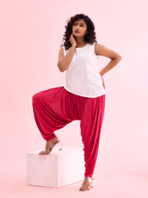 Load image into Gallery viewer, Go Colors Fuchsia Viscose Stretch Patiala
