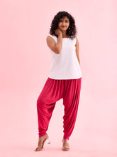 Load image into Gallery viewer, Go Colors Fuchsia Viscose Stretch Patiala
