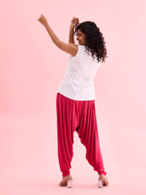 Load image into Gallery viewer, Go Colors Fuchsia Viscose Stretch Patiala
