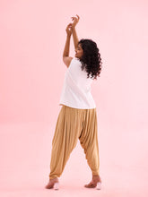 Load image into Gallery viewer, Go Colors Wheat Viscose Stretch Patiala
