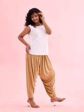 Load image into Gallery viewer, Go Colors Wheat Viscose Stretch Patiala
