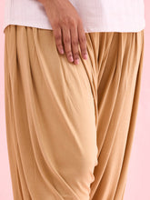 Load image into Gallery viewer, Go Colors Wheat Viscose Stretch Patiala
