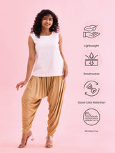 Load image into Gallery viewer, Go Colors Wheat Viscose Stretch Patiala

