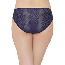 Load image into Gallery viewer, Wacoal Mysa Mid Waist Medium Coverage Everyday Wear Hipster Panty - Navy Blue LP4035
