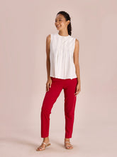 Load image into Gallery viewer, Go Colors Cherry Cotton Stretch Kurti Pants
