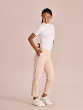 Load image into Gallery viewer, Go Colors Light Beige Cotton Stretch Kurti Pants
