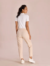 Load image into Gallery viewer, Go Colors Light Beige Cotton Stretch Kurti Pants
