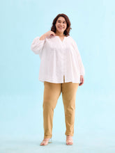 Load image into Gallery viewer, Go Colors Wheat Cotton Stretch Kurti Pants
