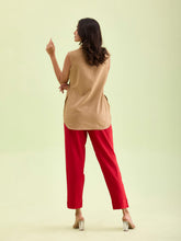 Load image into Gallery viewer, Go Colors Cherry Cotton Pencil Pant
