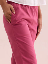 Load image into Gallery viewer, Go Colors Dark Pink Cotton Pencil Pant
