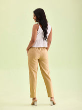 Load image into Gallery viewer, Go Colors Wheat Cotton Pencil Pant
