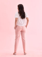 Load image into Gallery viewer, Go Colors Baby Pink Cotton Cambric Cotton Pants
