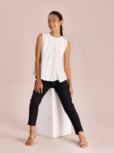 Load image into Gallery viewer, Go Colors Black Cotton Cambric Cotton Pants

