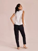 Load image into Gallery viewer, Go Colors Black Cotton Cambric Cotton Pants
