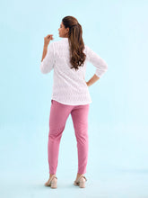 Load image into Gallery viewer, Go Colors Light Wine Cotton Cambric Cotton Pants
