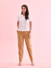 Load image into Gallery viewer, Go Colors Wheat Cotton Cambric Cotton Pants
