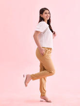 Load image into Gallery viewer, Go Colors Wheat Cotton Cambric Cotton Pants
