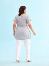Load image into Gallery viewer, Go Colors White Fleece Warm Kurti Pants
