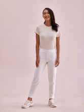 Load image into Gallery viewer, Go Colors White Fleece Ultra Warm Kurti Pant
